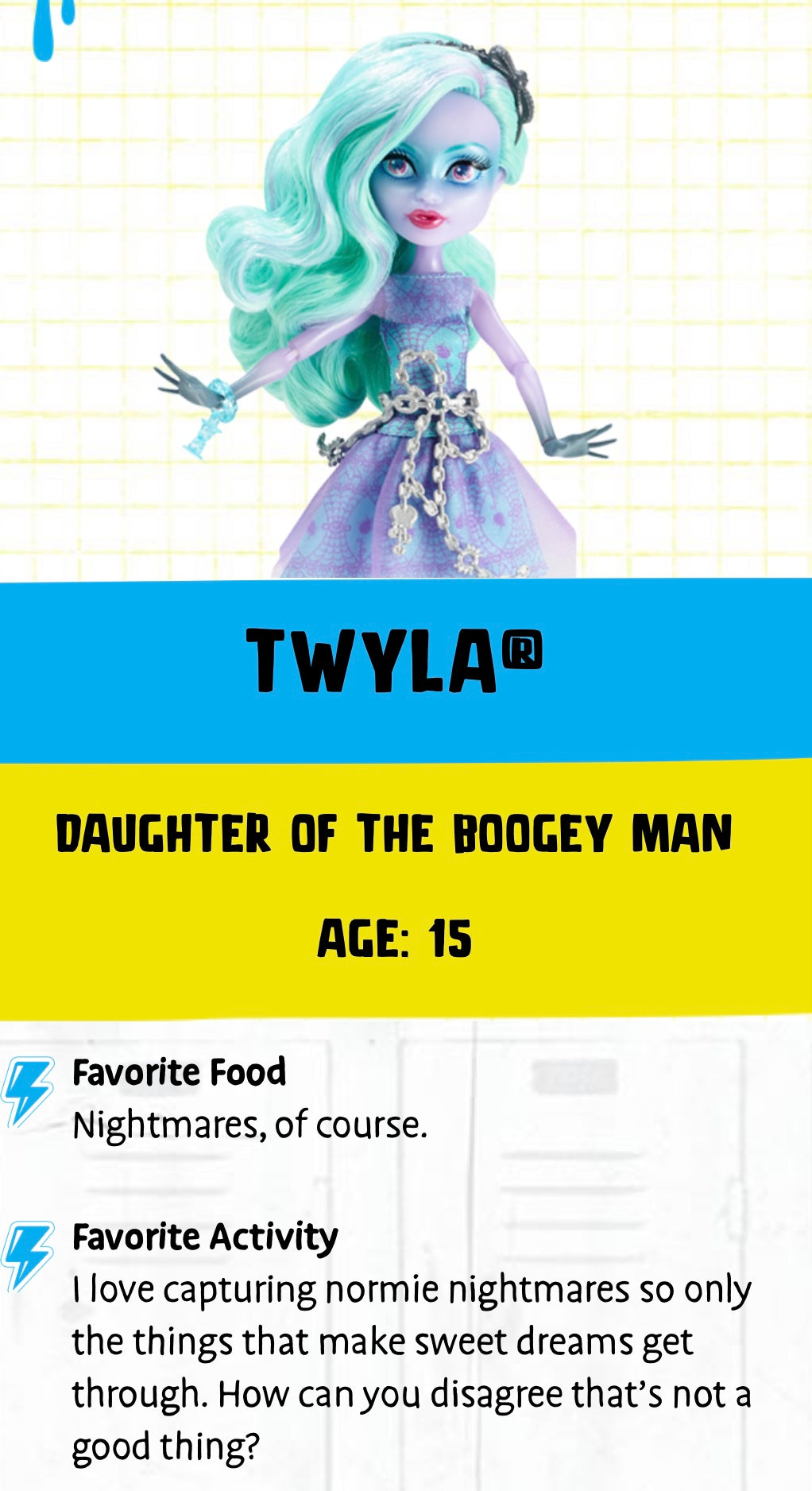  (HUGE!) Monster Doll TWYLA *UV Neon Pastel* SPLIT LINER/FACE/BODY PAINT