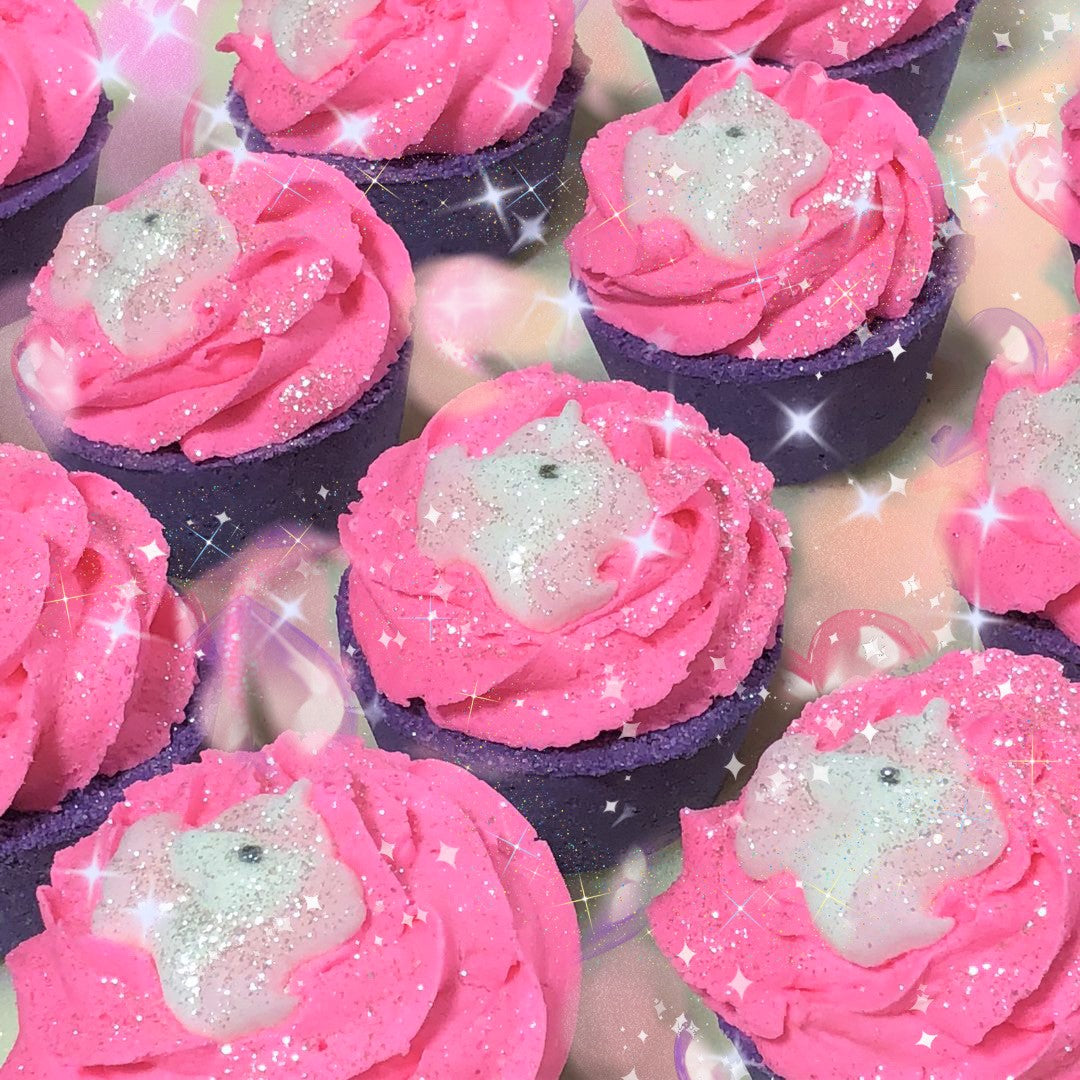  *UNICORN CUPCAKE “Dessert Bath Bomb “Unicorn Bakerie”