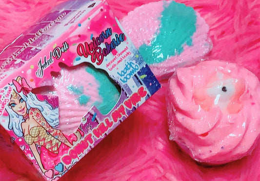  *Unicorn Bakerie * DUO SET! CUPCAKE/SEASHELL Dessert Bath Bombs