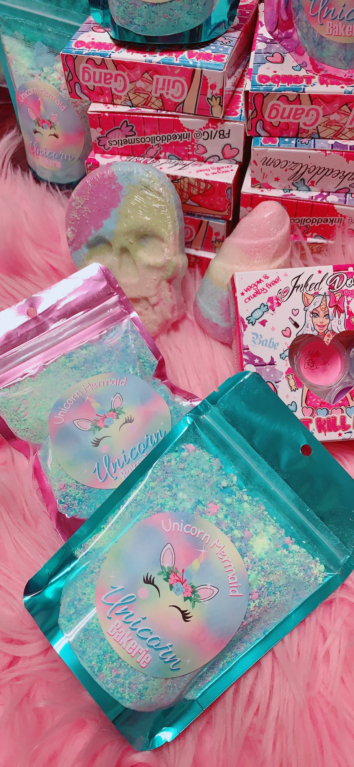  "Unicorn Bakerie" UNICORN MERMAID Bath Crumbles