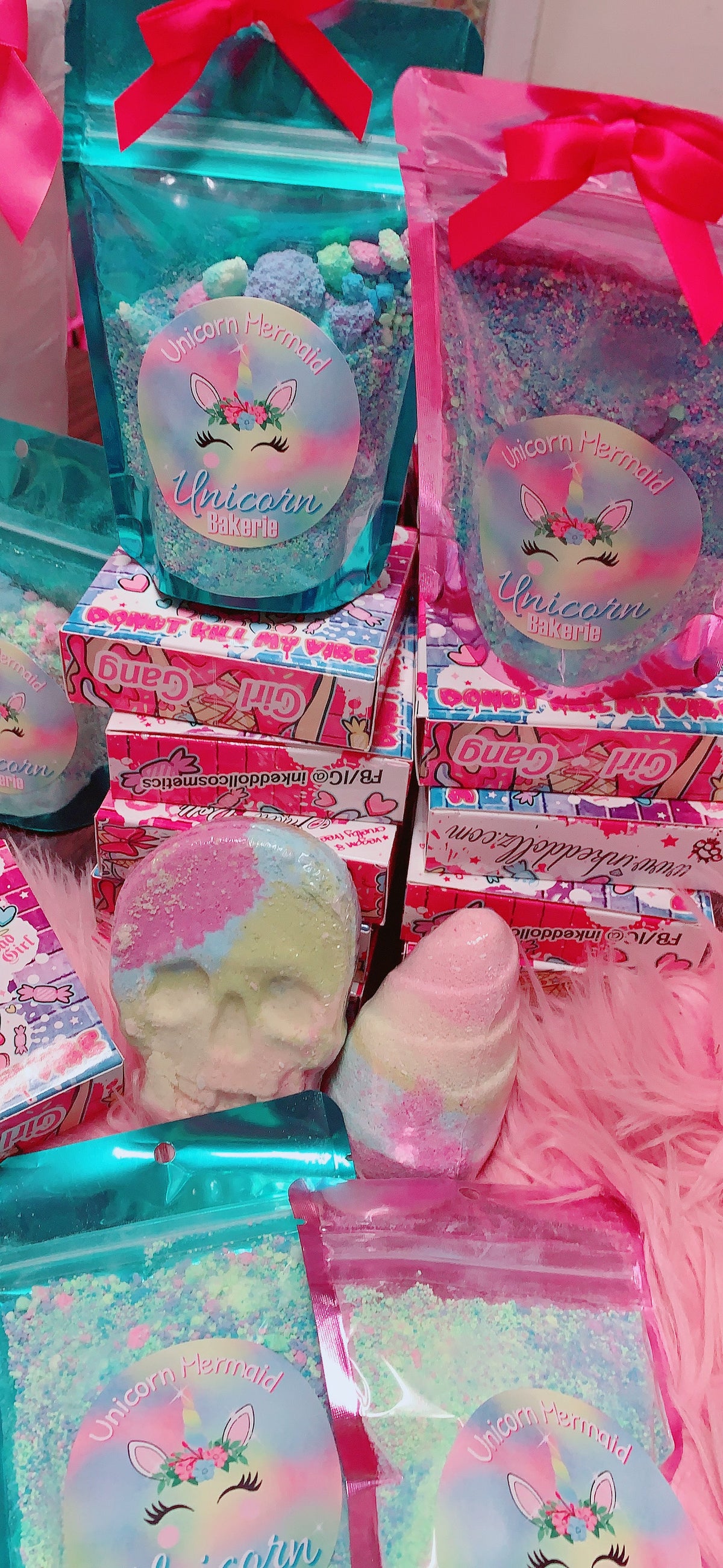  "Unicorn Bakerie" UNICORN MERMAID Bath Crumbles