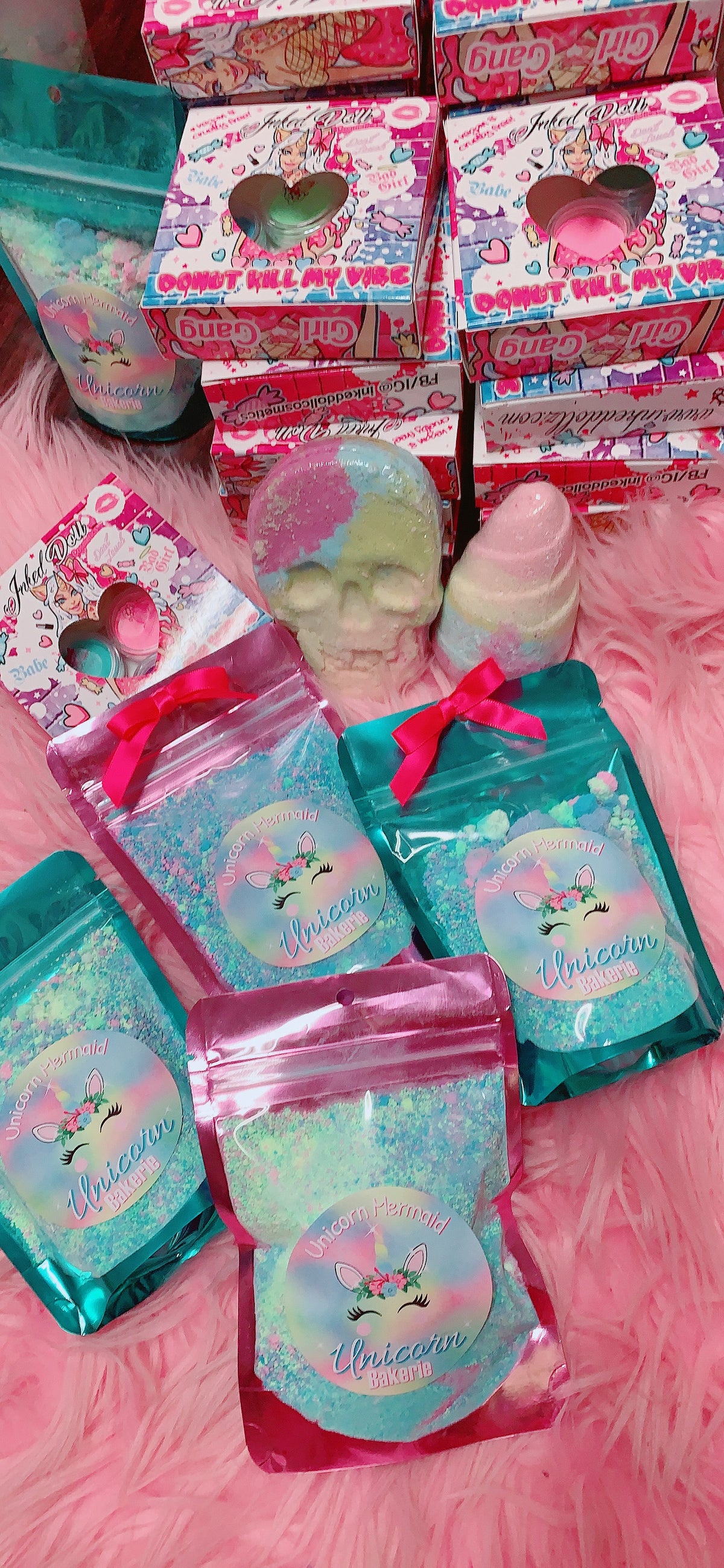  "Unicorn Bakerie" UNICORN MERMAID Bath Crumbles