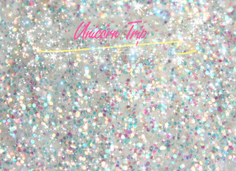  UNICORN TRIP Chunky (Rainbow) Iridescent Glamdoll Glitter