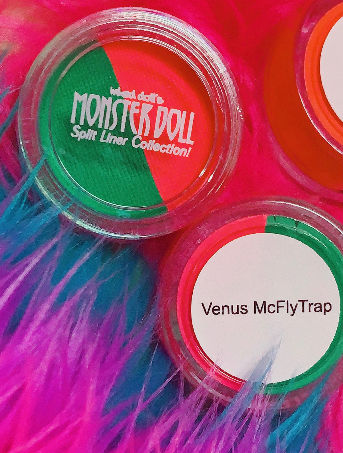  (HUGE!) Monster Doll VENUS McFLYTRAP *UV Neon Pastel* SPLIT LINER/FACE/BODY PAINT