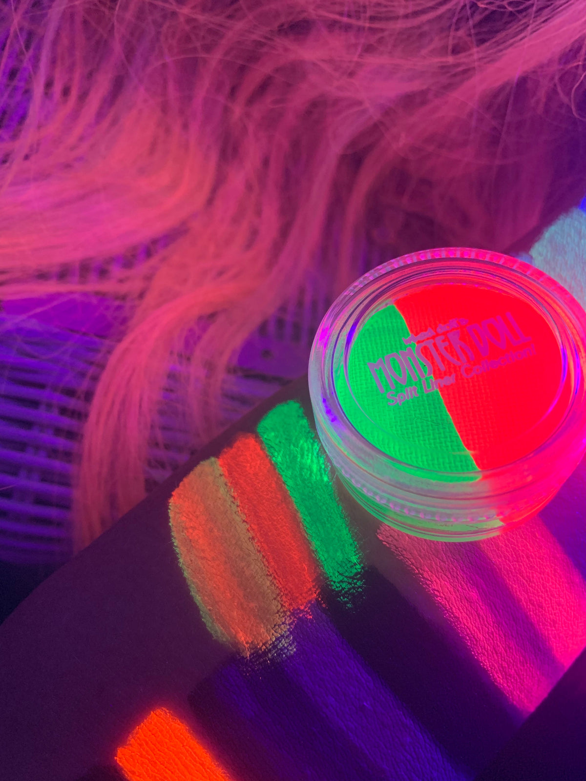  (HUGE!) Monster Doll VENUS McFLYTRAP *UV Neon Pastel* SPLIT LINER/FACE/BODY PAINT