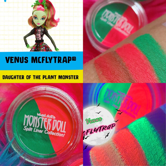  (HUGE!) Monster Doll VENUS McFLYTRAP *UV Neon Pastel* SPLIT LINER/FACE/BODY PAINT