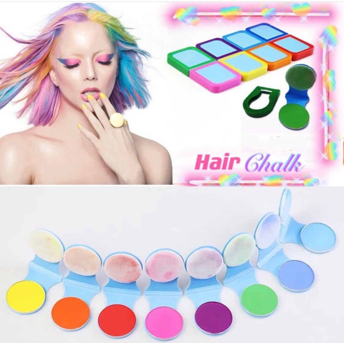  Nostalgic Rainbow HAIR CHALK