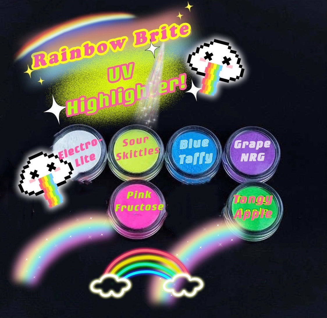  RAINBOW BRITE *UV* Highlighter